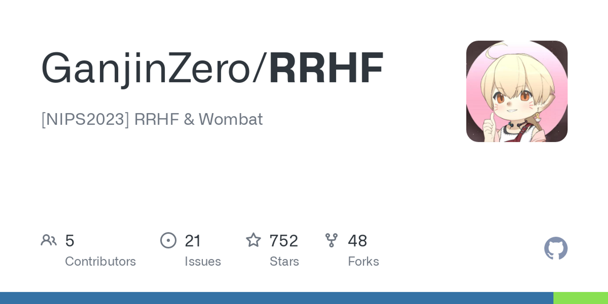 GitHub - GanjinZero/RRHF: RRHF & Wombat
